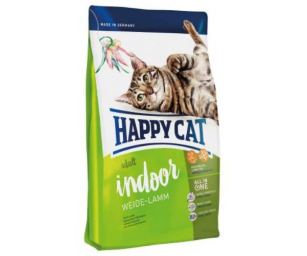Happy Cat Adult Indoor Weide-Lamm (Ягненок с фермы) для кошек