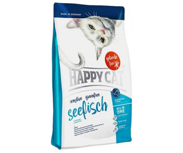 Happy Cat Sensitive Grainfree (Морская рыба) для кошек
