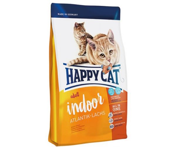 Happy Cat Adult Indoor Atlantik-Lachs (Атлантический лосось) для кошек