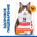 Сухой корм для кошек Hill's Science Plan Perfect Digestion с курицей и коричневым рисом