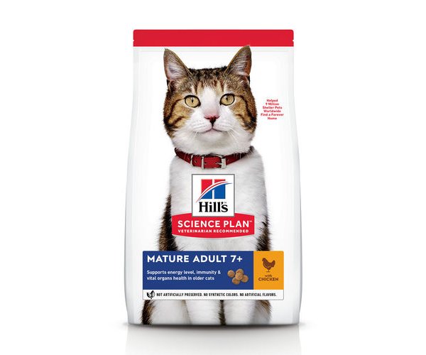 Сухой корм Hill's Science Plan Active Longevity для кошек старше 7 лет (курица)