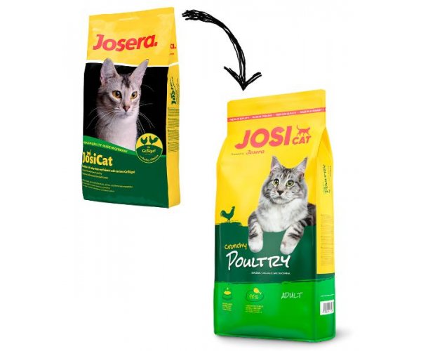 Сухой корм для кошек Josera JosiCat Crunchy (Птица) для кошек