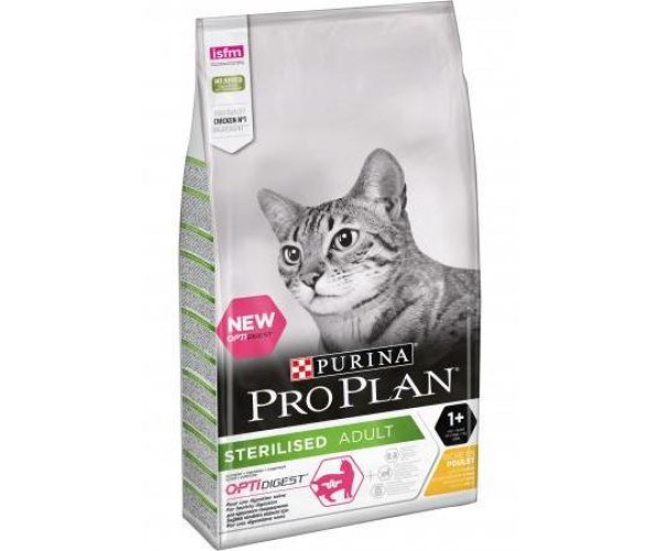 Сухой корм для кошек Purina Pro Plan Sterilised OptiDigest Adult (Курица) для кошек