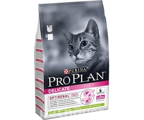 Сухой корм для кошек Purina Pro Plan Delicate (Ягненок, рис) для кошек