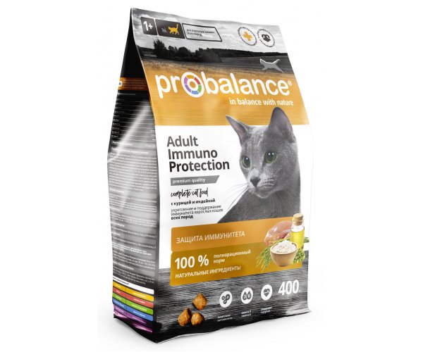 Probalance Cat Immuno (курица и индейка) для кошек