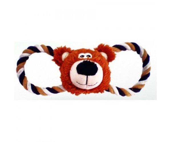 Lilli Pet игрушка "BEAR HEAD С ПИЩАЛКОЙ" для собак