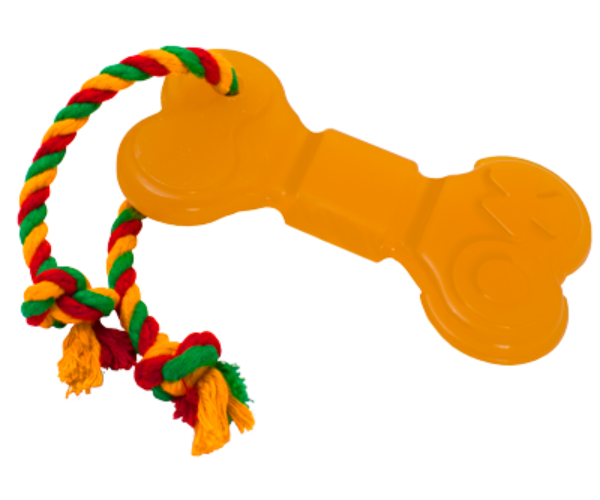 Doglike Кость с канатом и этикеткой (большая) для собак