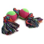 Triol Игрушка для собак "Веревка, 3 узла и 2 мяча"