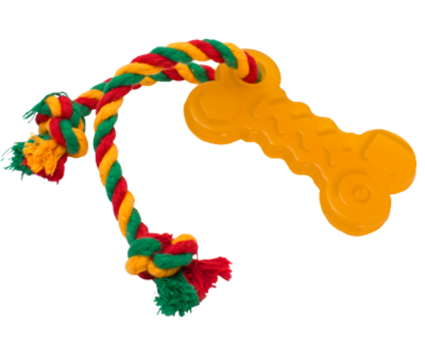 Doglike Кость с канатом и этикеткой (малая) для собак