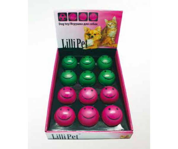 Lilli Pet игрушка "Мячик Спонж Улыбка" для собак