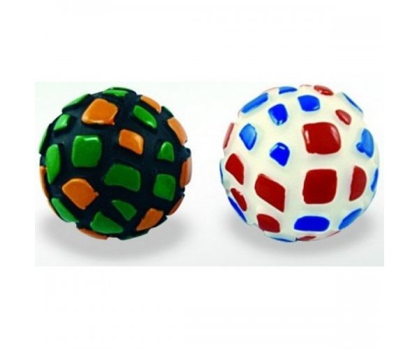 Lilli Pet игрушка с пищалкой "Мяч в шкуре жирафа" для собак