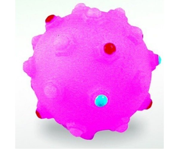 Lilli Pet игрушка с пищалкой "Розовыйй мяч" для собак