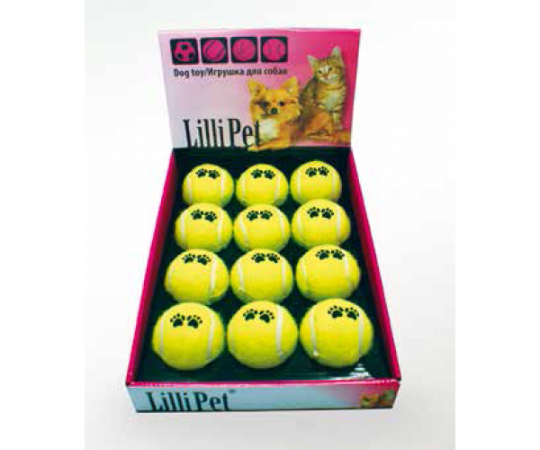 Lilli Pet игрушка "Мячик Спонж" теннисный для собак