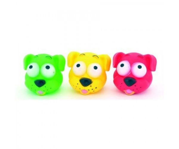 Lilli Pet игрушка с пищалкой "Собачья мордашка" для собак