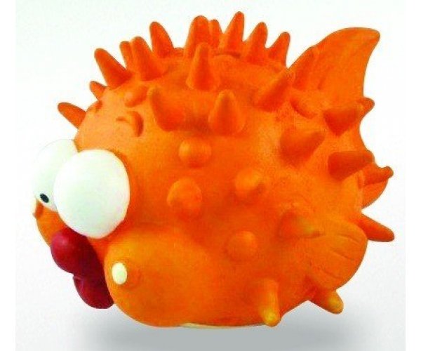 Lilli Pet игрушка с пищалкой "Рыба-ёж" для собак