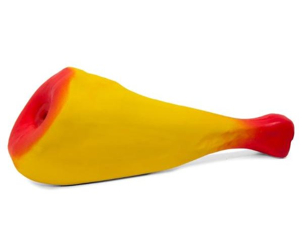 Triol Игрушка из латекса для собак "Куриная ножка", 15 см для собак