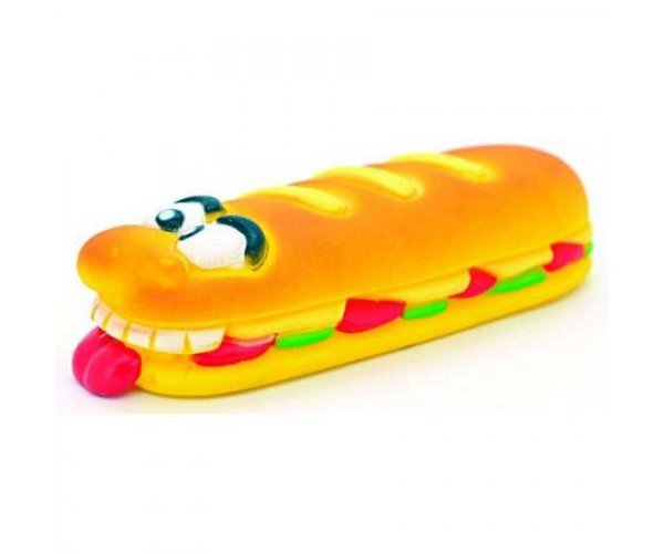 Lilli Pet игрушка с пищалкой "Хот-Дог" для собак