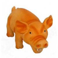 Lilli Pet игрушка с пищалкой "Оранжевый поросёнок"