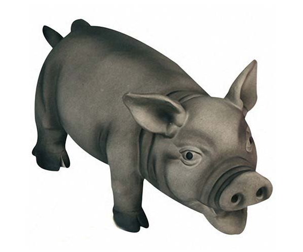 Lilli Pet игрушка с пищалкой "Серый поросёнок" для собак