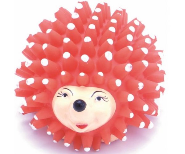 Игрушка "Comfy" Еж красный  для собак