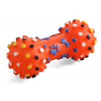 Triol Игрушка для собак "Гантель с шипами", 10,5 см