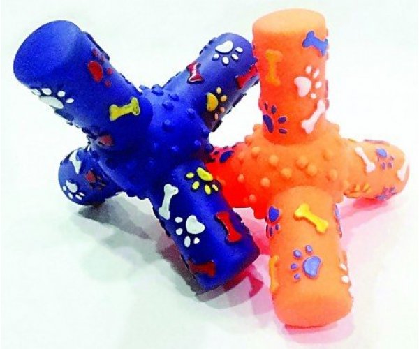 Lilli Pet игрушка с пищалкой "Крестовина" для собак