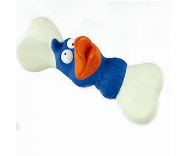 Lilli Pet игрушка с пищалкой "Гантель утка" для собак