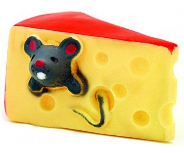 Lilli Pet игрушка с пищалкой "Мышка в сыре" для собак