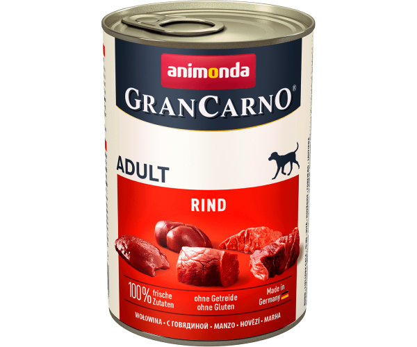 Консервы для собак Gran Carno original Adult (Говядина)