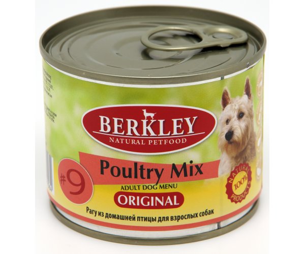 Berkley для собак №9 (Рагу из птицы) 200 гр