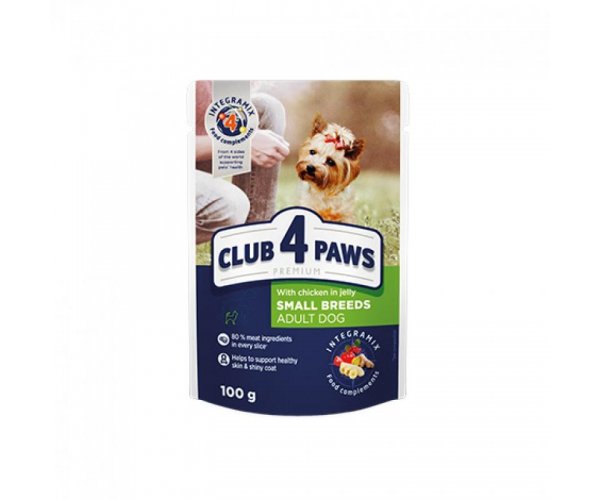 Club 4 Paws для собак с курицей в желе