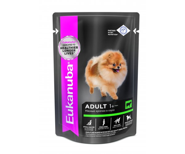 Eukanuba Adult All Breed (Говядина в соусе)