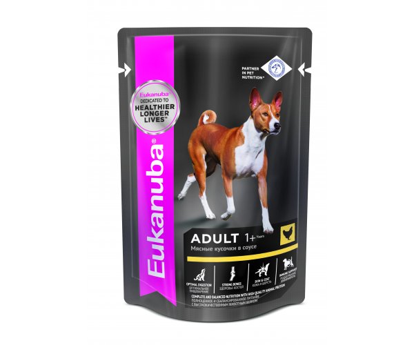 Eukanuba Adult All Breed (Курица в соусе)