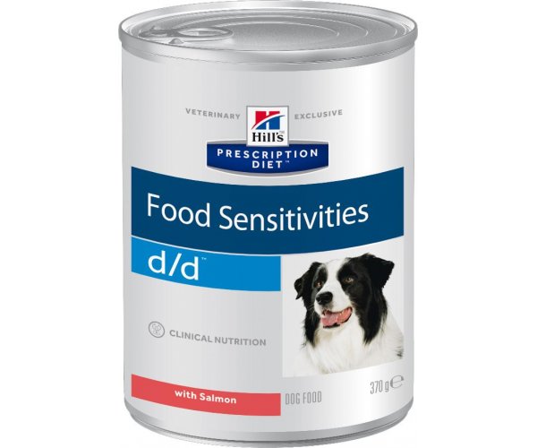 Консервы для собак Hill's d/d Food Sensitivities влажный корм для собак с лососем