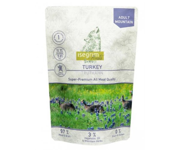 Консервы для собак Isegrim Roots Adult Mountain для чувствит. собак (индейка)