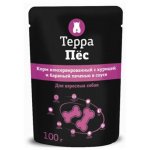 Паучи "Терра Пес" для собак, курица и баранья печень в соусе