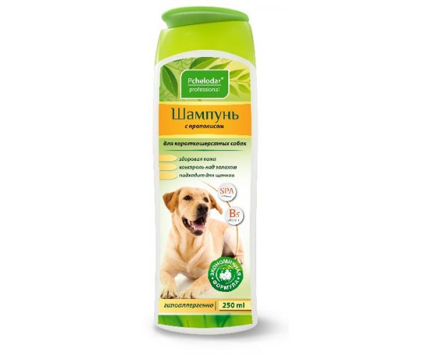 Pchelodar Шампунь с прополисом для короткошерст. собак для собак