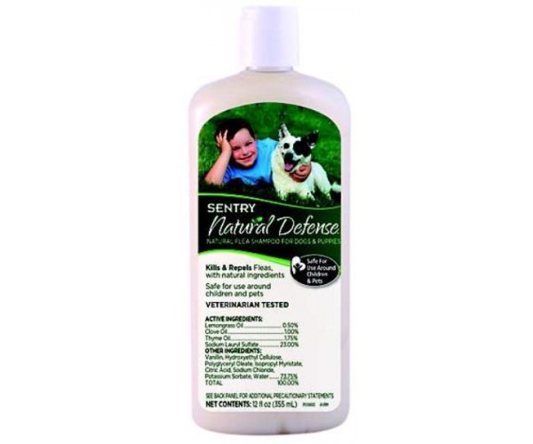 Sentry Natural Defense Шампунь от блох и клещей для собак для собак