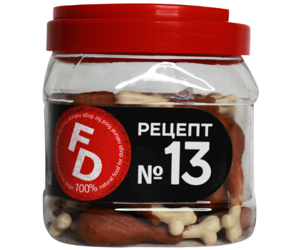 For Dogs Рецепт №13 - Куриные ножки с кальцием, 500 г