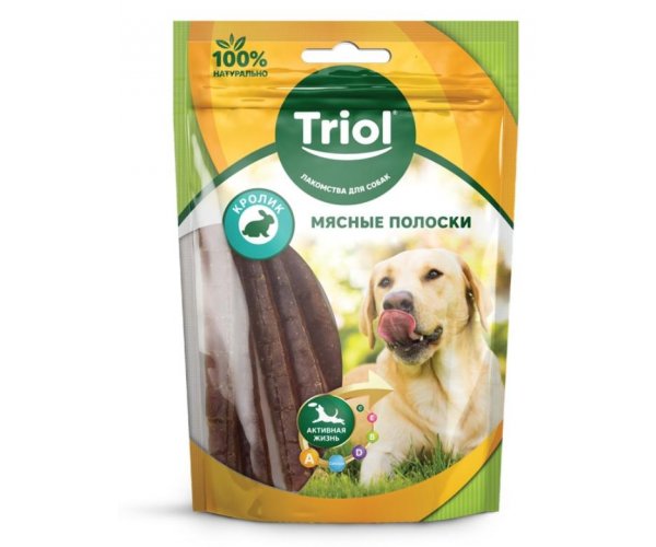 Triol Мясные полоски из кролика для собак