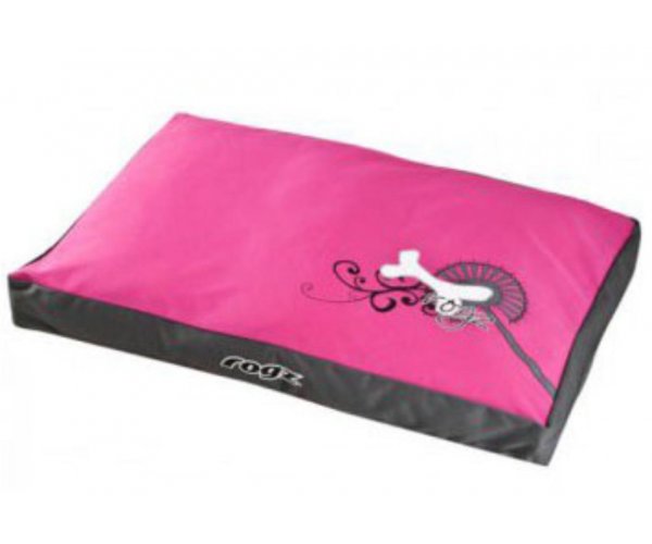 Rogz Лежак Spice Pod Flat Pink Bone для собак