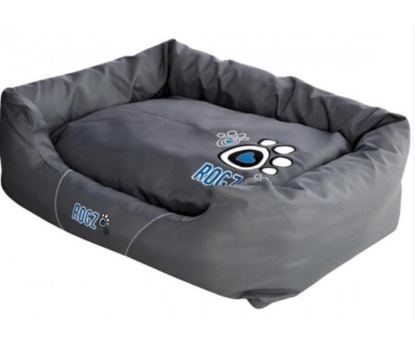 Rogz Лежак Spice Pod Turquoise Paw для собак