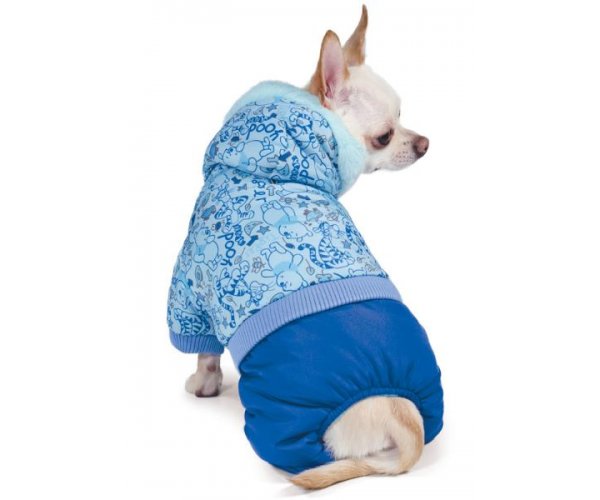 Triol Комбинезон зимний Disney Winnie the Pooh Blue для собак