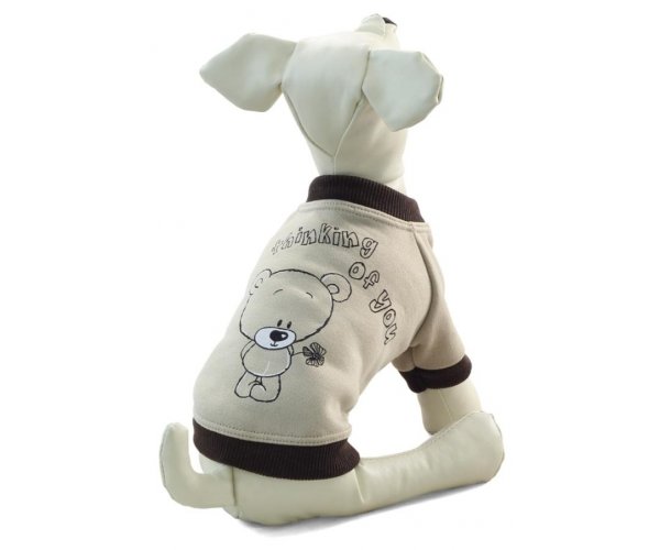 TR74 Толстовка, бежевая для собак