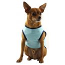 WD1045 Футболка "Monsters", голубая для собак