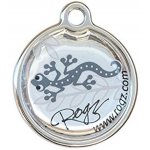 Адресник RogZ ID Tag Metal Silver Gecko