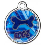 Адресник RogZ ID Tag Large Metal Navy Zen