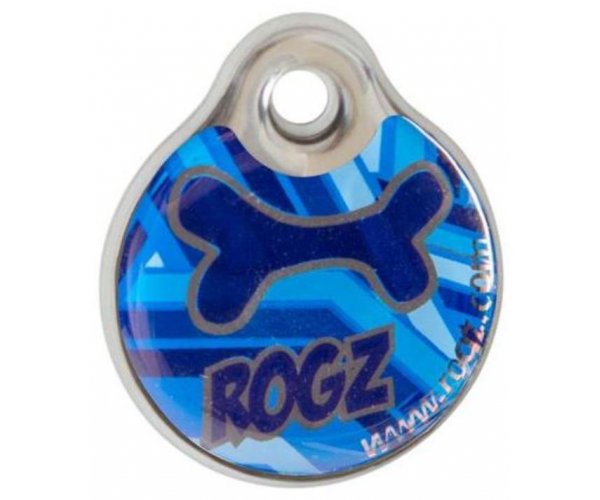 Адресник пластиковый RogZ ID Tag Navy Zen для собак