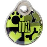 Адресник пластиковый RogZ ID Tag Lime Juice