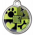 Адресник RogZ ID Tag Large Metal Lime Juice 